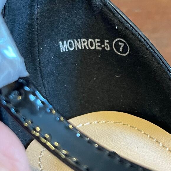 NWT TOP MODA Women's Stiletto Monroe-5 Verniz High Heels Ankle Strap Size 7 - Picture 5 of 10